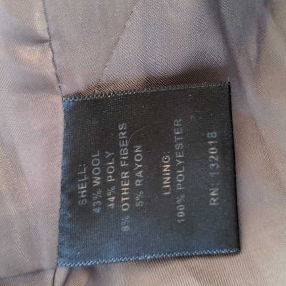 IMPROVD Fitted Blazer jacket tuxedo wool blend Funnel neck classic - Picture 13 of 16